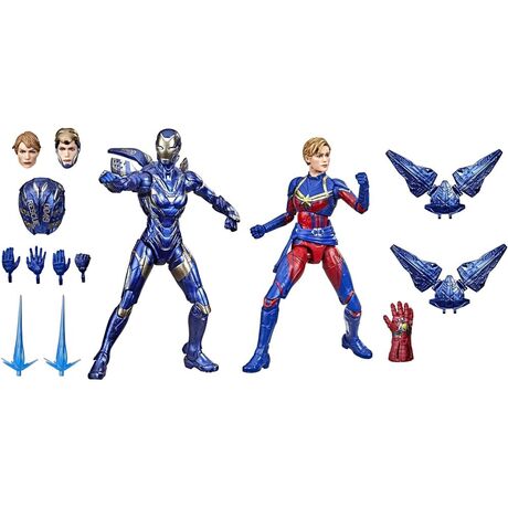 Marvel Avengers Endgame The Infinity Saga Captain Marvel & Rescue Armor pack 2 figures 15cm 5010993839865