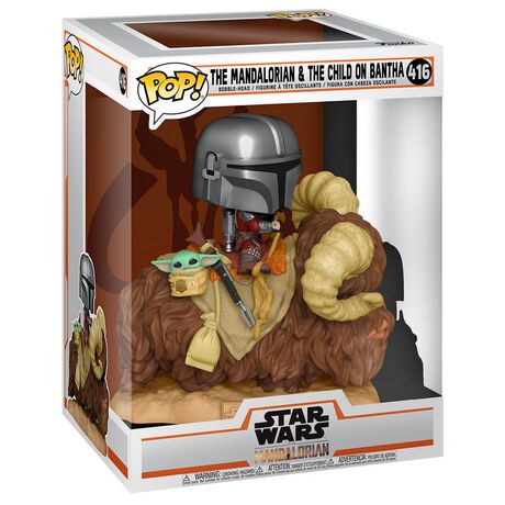 FUNKO POPS Star Wars The Mandalorian & The Child on Bantha 52373