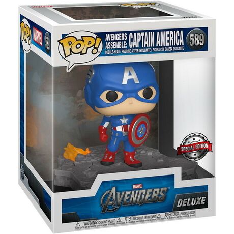 Funko Pop! Marvel Avengers: Captain America Assemble Exclusive 589