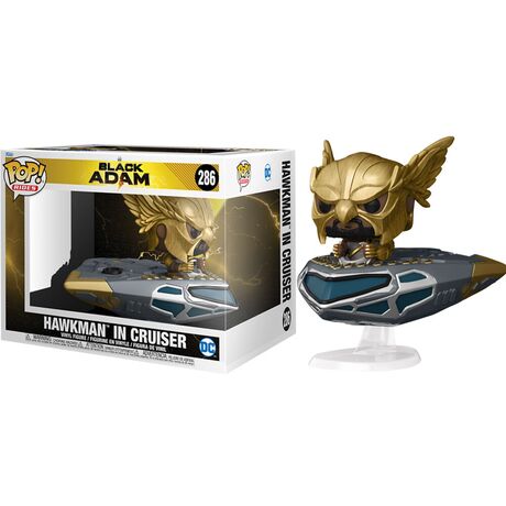 FUNKO POPS Black Adam Hawkman in Cruiser 286 64195