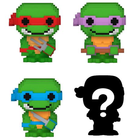 FUNKO BITTY POP 4 Pack TMNT Turtles 8-Bit 71510