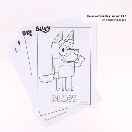 Bluey Colouring stationery set 8445484331141