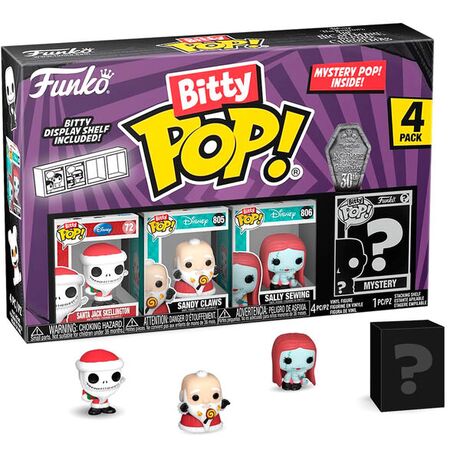 FUNKO BITTY POP 4 Pack Nightmare B.C. Santa Jack 73022