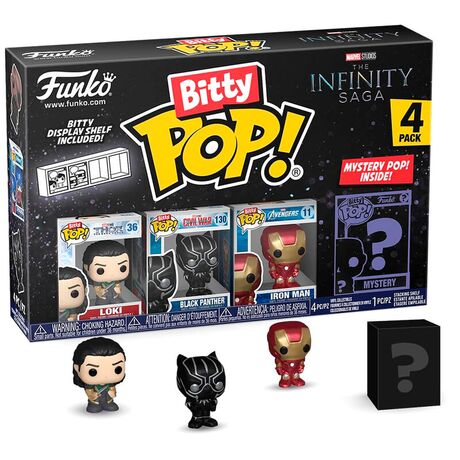 FUNKO BITTY POP 4 Pack Marvel Infinity Saga Loki 71506