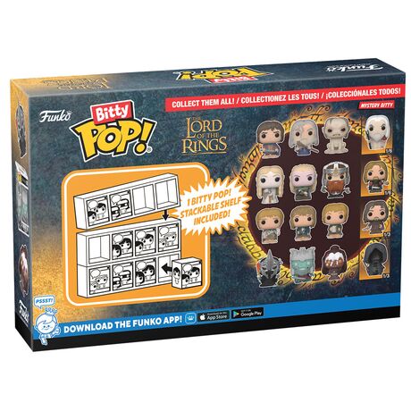 Funko Bitty Pop! Lord of the Rings Frodo Baggins 75456 4 pieces