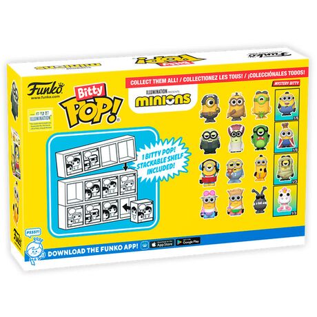 FUNKO BITTY POP 4 Pack Minions Young Gru 73038