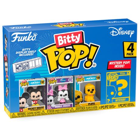 FUNKO BITTY POP 4 Pack Display 12pz Disney 76340 (Τυχαία Επιλογή 1:12)