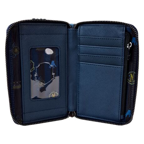 LOUNGEFLY Loungefly Wednesday Nevermore Academy wallet