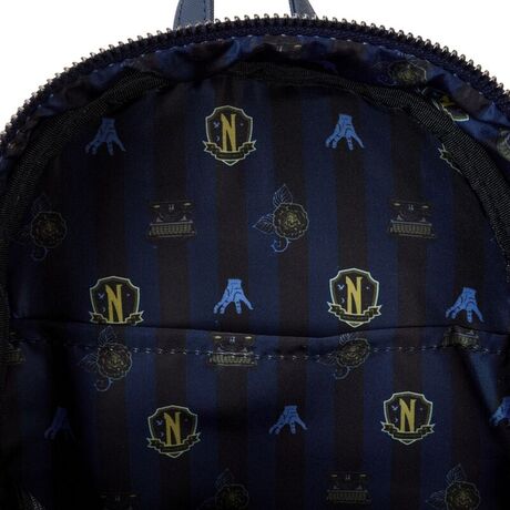 Loungefly Wednesday Nevermore Academy backpack 671803527928