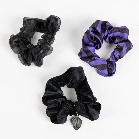 CERDÁ Wednesday Set 3 scrunchies
