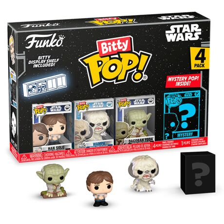 FUNKO BITTY POP 4 Pack Star Wars S2 Han Solo 83670