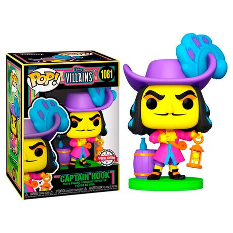 Funko Pop! Disney Villains Captain Hook Blacklight 1081