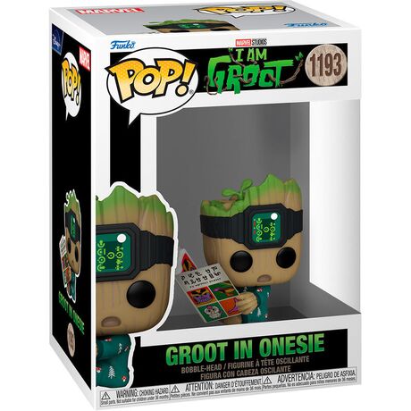 Funko Pop! I Am Groot in Onesie w/Book Bobble 1193