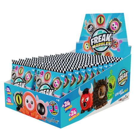 WORLD ALIVE Freak Marbles Surprise bag Marble + Skin assorted