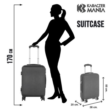 KARACTERMANIA Wednesday Uniform ABS trolley suitcase 55cm