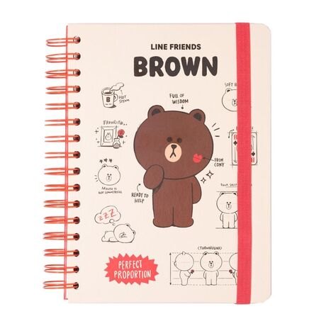 ERIK Line Friends A5 notebook