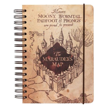 Taccuino A5 Harry Potter Mappa