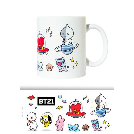ERIK BT21 Characters mug 330ml