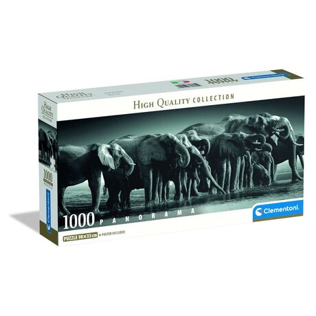 Clementoni Puzzle - High Quality Herd of Giants Panorama 1000pcs