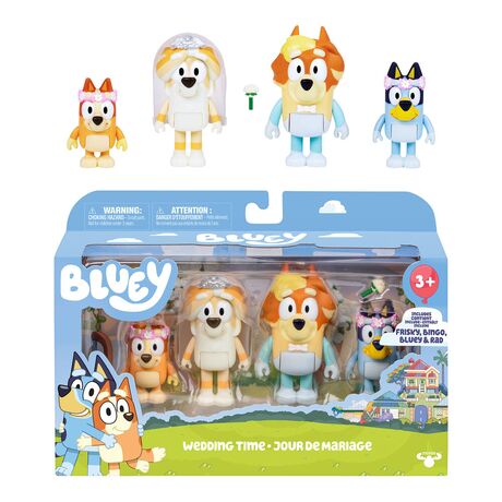 FAMOSA Bluey assorted pack 4 figures
