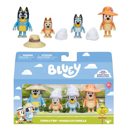 FAMOSA Bluey assorted pack 4 figures