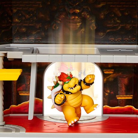 Mario Bros deluxe Bowser Castle playset