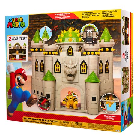 Mario Bros deluxe Bowser Castle playset
