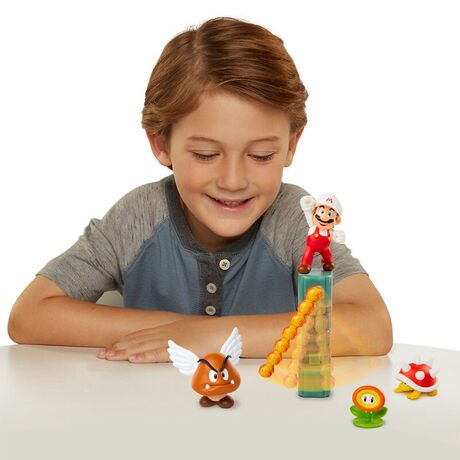 Nintendo Super Mario Lava Castle diorama set