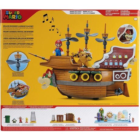 JAKKS PACIFIC Nintendo Super Mario Deluxe Aeronave Bowser playset
