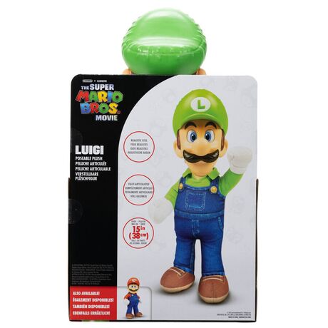Super Mario Bros The Movie Luigi plush toy 30cm