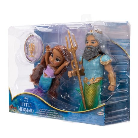 JAKKS PACIFIC Disney The Little Mermaid Ariel + Triton doll 15cm