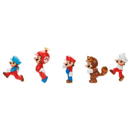 JAKKS PACIFIC Super Mario Bros blister 5 figures 6cm