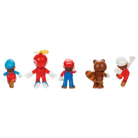 JAKKS PACIFIC Super Mario Bros blister 5 figures 6cm