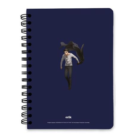ERIK Attack on Titan A5 notebook