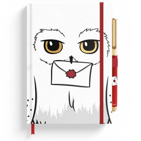 ERIK Harry Potter Hedwig A5 premium notebook + pen