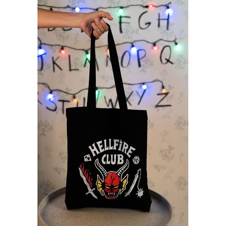 Stranger Things Hellfire Club shopping bag 8435497283186