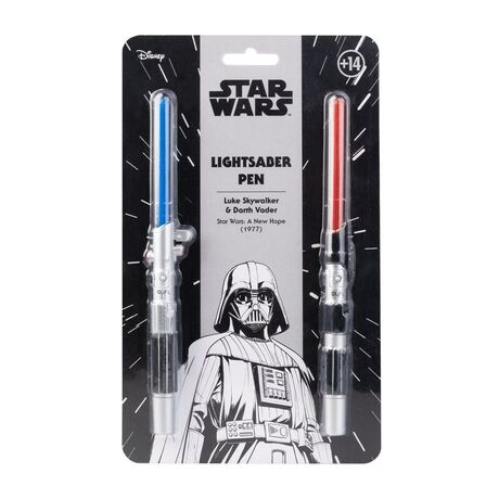 Set 2 Penne Star Wars Spada Laser Luke Skywalker Darth Vader