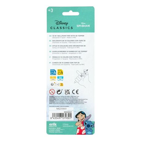 ERIK Disney Stitch 10 colours 3D pen