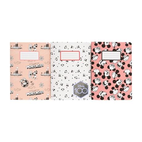 ERIK Disney Mickey 100 Anniversary pack 3 A6 notebooks