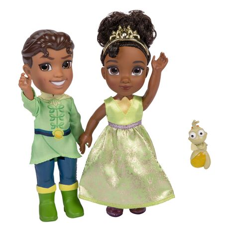 Disney The Princess and the Frog Tiana + Naveen doll 15cm 192995228016