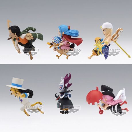 BANPRESTO One Piece The Great Pirates 100 Landscapes vol.6 World Collectable figure 7cm assorted