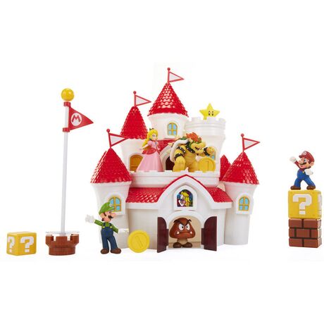 JAKKS PACIFIC Super Mario Bros Mushroom Kingdom Deluxe Castle playset