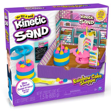 SPIN MASTER Kinetic Sand Rainbow Cake Shoppe playset