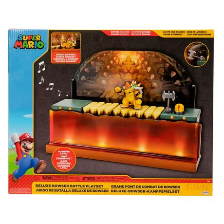 JAKKS PACIFIC Super Mario Bros Deluxe Bowser Battle