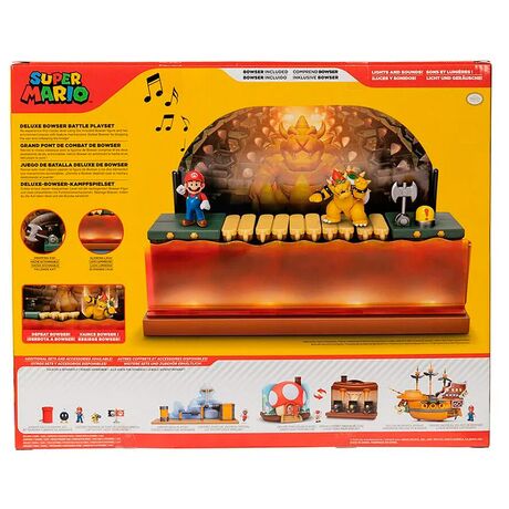JAKKS PACIFIC Super Mario Bros Deluxe Bowser Battle