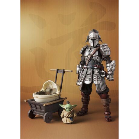 Star Wars Ronin Mandalorian Beskar Armor & Grogu figure 18cm 4573102620934