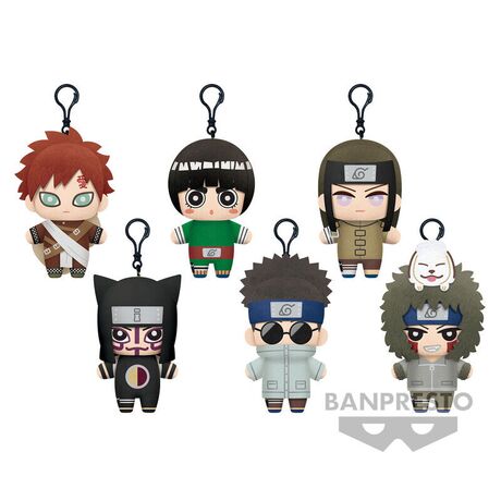 Display 9 plush toys Naruto Tomonui assorted 15cm