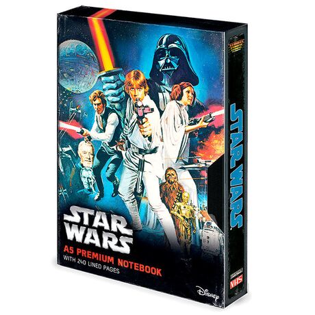 PYRAMID Star Wars VHS premium A5 notebook