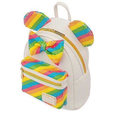 Loungefly Disney Minnie Rainbow backpack 26cm 671803372467