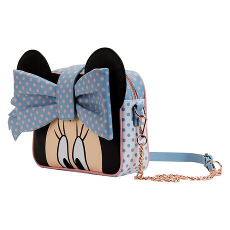 Loungefly Disney Minnie Mouse Pastel Polka Dot Crossbody bag 671803446557
